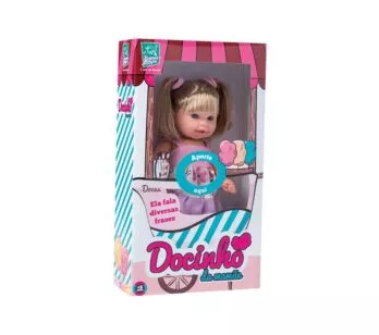 Boneca que Canta e Fala - Docinho da Mamãe - Super Toys