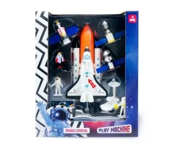 Ônibus Espacial com Acessórios - Play Machine - Multikids