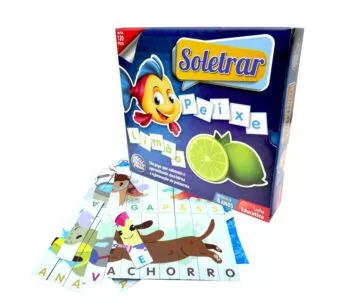 Jogo Educativo Infantil - Brincar de Aprender - Soletrar - Pais e Filhos