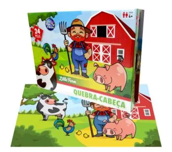 Quebra Cabeça Little Farm - 24 Peças - Pais e Filhos