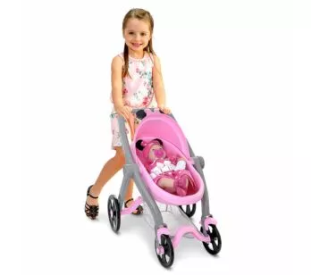 Carrinho de Boneca Minnie Mouse - Classic Dolls - Roma