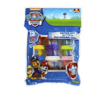 Super Kit Massinha Patrulha Canina - 12 potes - Sunny