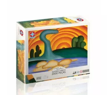Quebra-Cabeça 2000 Peças Sol Poente Tarsila do Amaral - Estrela