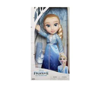 Boneca Articulada - 35 cm - Frozen 2 - Elsa Vestido de Luxo - Mimo Toys