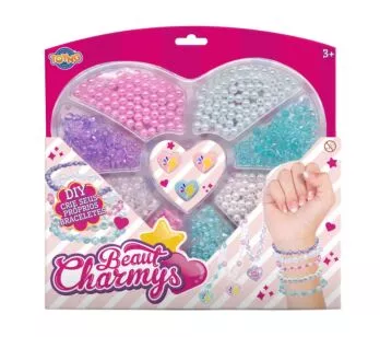 Kit Bijuterias Infantil - DIY - Beaut Charmys - Braceletes de Cristais - Toyng