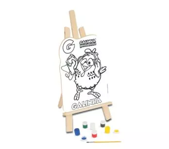 Kit de Pintura com Cavalete - Galinha Pintadinha - Nig Brinquedos