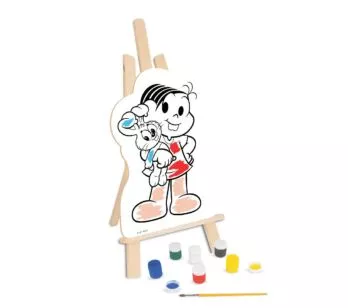 Kit de Pintura com Cavalete - Turma da Mônica - Nig Brinquedos
