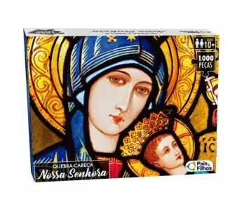 Quebra-Cabeça - 1000 Peças - Nossa Senhora - Pais e Filhos