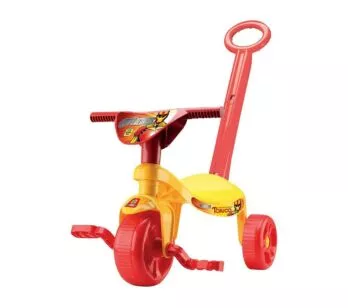 Triciclo Infantil com Haste Removível - Tchuco Implacáveis - Samba Toys
