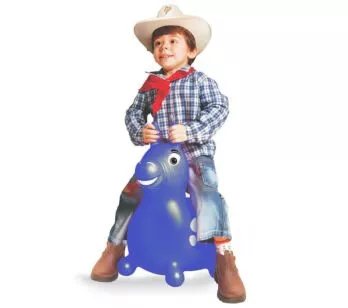 Cavalinho Baby - Upa Upa - Azul - Líder Brinquedos