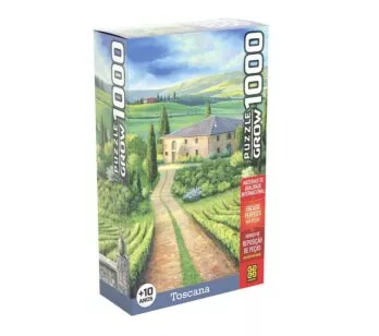Quebra-Cabeça - 1000 Peças - Toscana - Itália - Grow