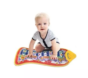 Tapete Teclado Musical Baby com Som e Luz - Adijomar. 