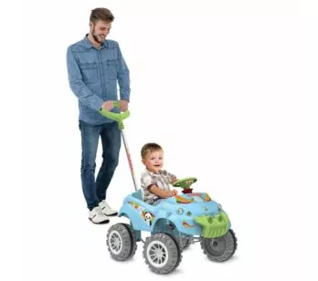 Carrinho de Passeio e Pedal Baby Cross - Azul - Bandeirante