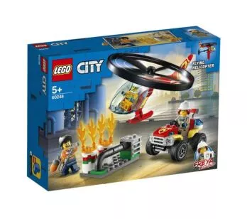 LEGO City - Combate ao Fogo com Helicóptero - 93 Peças - Lego 