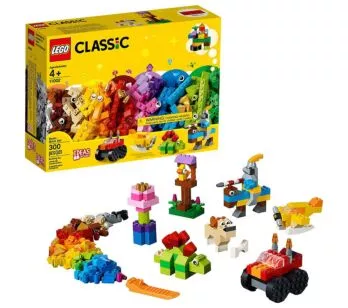 Caixa de Lego Clássico - Conjunto Básico - 300 Peças - Lego