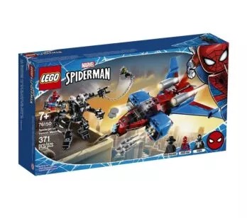 Spiderjet x Venom Homem Aranha - Marvel - 371 Peças - Lego
