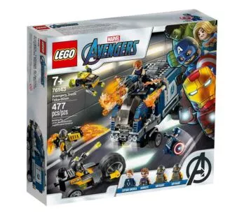 Ataque de Caminhão dos Vingadores - Marvel - 477 Pçs - Lego