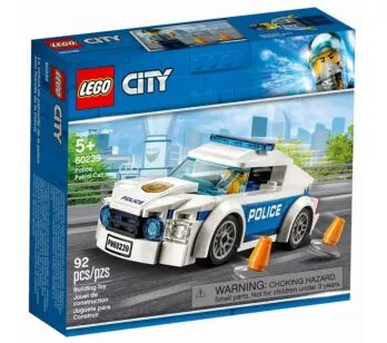LEGO City - Carro Patrulha da Polícia - 92 Peças - Lego Original
