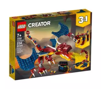 LEGO Creator 3-1 Dragão do Fogo - 234 Peças - Lego