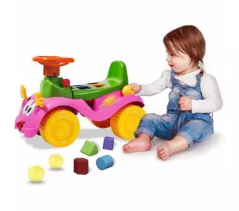 Andador Infantil Totokinha Bolinha - Rosa - Cardoso