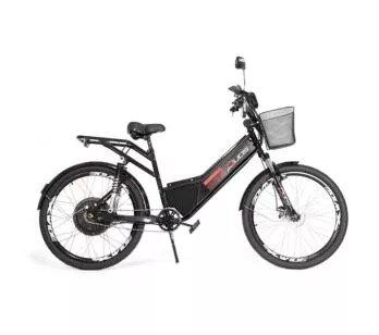 Bicicleta Elétrica - Duos Confort Full - 800w Lithium - Preta - Duos Bikes