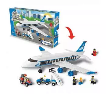 Embarque Imediato Blocos de Montar - Avião de Passageiros - 434 Peças - Xalingo