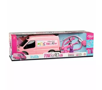 Veículo com Acessórios - Pink Pet Van - OMG Kids