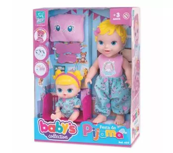 Bonecas Festa do Pijama - Baby’s Collection - Super Toys