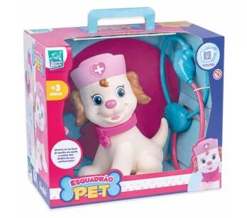 Cachorrinha e Acessórios - Esquadrão Pet Dodói - Super Toys