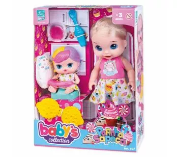 Bonecas Papinha Sapeca - Baby’s Collection - Super Toys