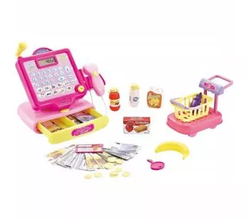 Super Caixa Registradora Completa - Rosa - Multikids