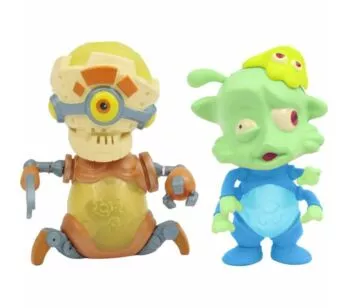 Figuras Aliens Exogini - Robojeeno e Tim & Squid -  Candide