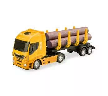 Caminhão Roda Livre - Iveco Hi-Way Tora - Amarelo - Usual Brinquedos