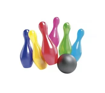 Jogo de Boliche Infantil - Bolichão - Colorido - Líder Brinquedos
