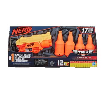 Lançador Nerf com Alvos - Cobra RC-6 - Alpha Strike - Hasbro 1