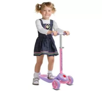 Patinete Infantil Skatenet Plus Slime - Rosa - Bandeirante