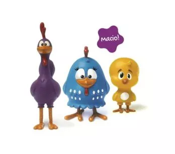 Família Bonecos de Vinil Galinha Pintadinha - Elka 