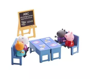 Bonecos e Sala de Aula - Escolinha da Peppa Pig - Sunny