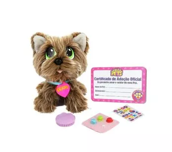 Pelúcia Infantil com Acessórios - Adota Pets - Cachorrinho - Scott - Multikids