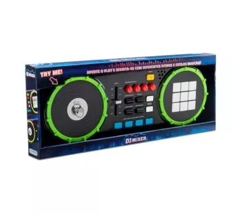 Brinquedo Musical - DJ Mixer com Painel de LED - Multikids