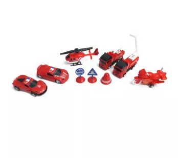 Conjunto de Veículos - Play Machine - Corpo de Bombeiro - Multikids