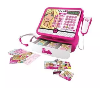Caixa Registradora Infantil de Luxo com Sons - Barbie - Fun