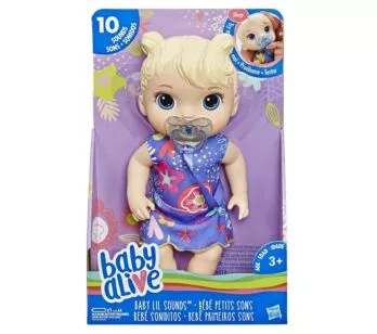 Boneca Baby Alive - Bebê Primeiros Sons - Loira - Hasbro