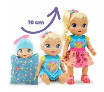 Boneca Baby Alive que Cresce - Baby Grows UP Feliz - 75 Frases e Sons - Hasbro
