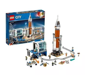 Foguete de Espaço Intersideral e Controle de Lançamento - 837 Peças - Lego