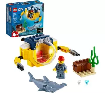 LEGO City - Mini Submarino Oceânico - 41 Peças - Lego