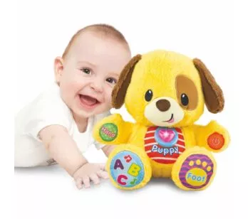 Pelúcia com Sons - Cãozinho Aprenda Comigo - Winfun - Yes Toys
