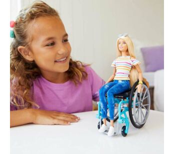 Boneca Barbie Cadeirante - Loira - Barbie Fashionistas - Mattel