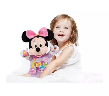Pelúcia Interativa - Primeira Pelúcia Minnie - Disney - Dican