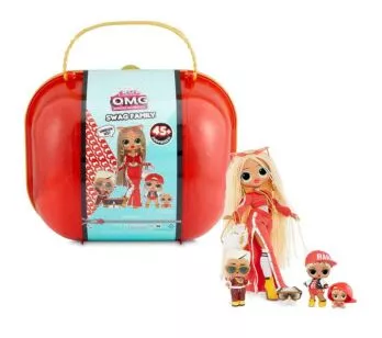 Maleta com Bonecas LOL Surprise OMG - Swag Family - 45 Surpresas - Candide